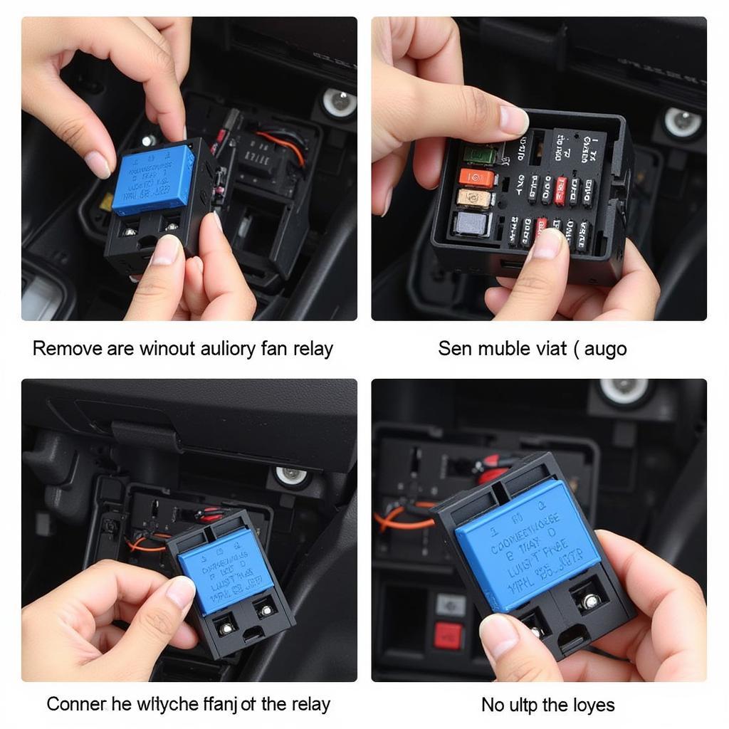 Replacing a Car Auxiliary Fan Relay