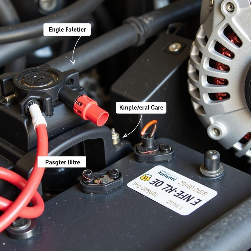 Car Battery and Alternator Connection