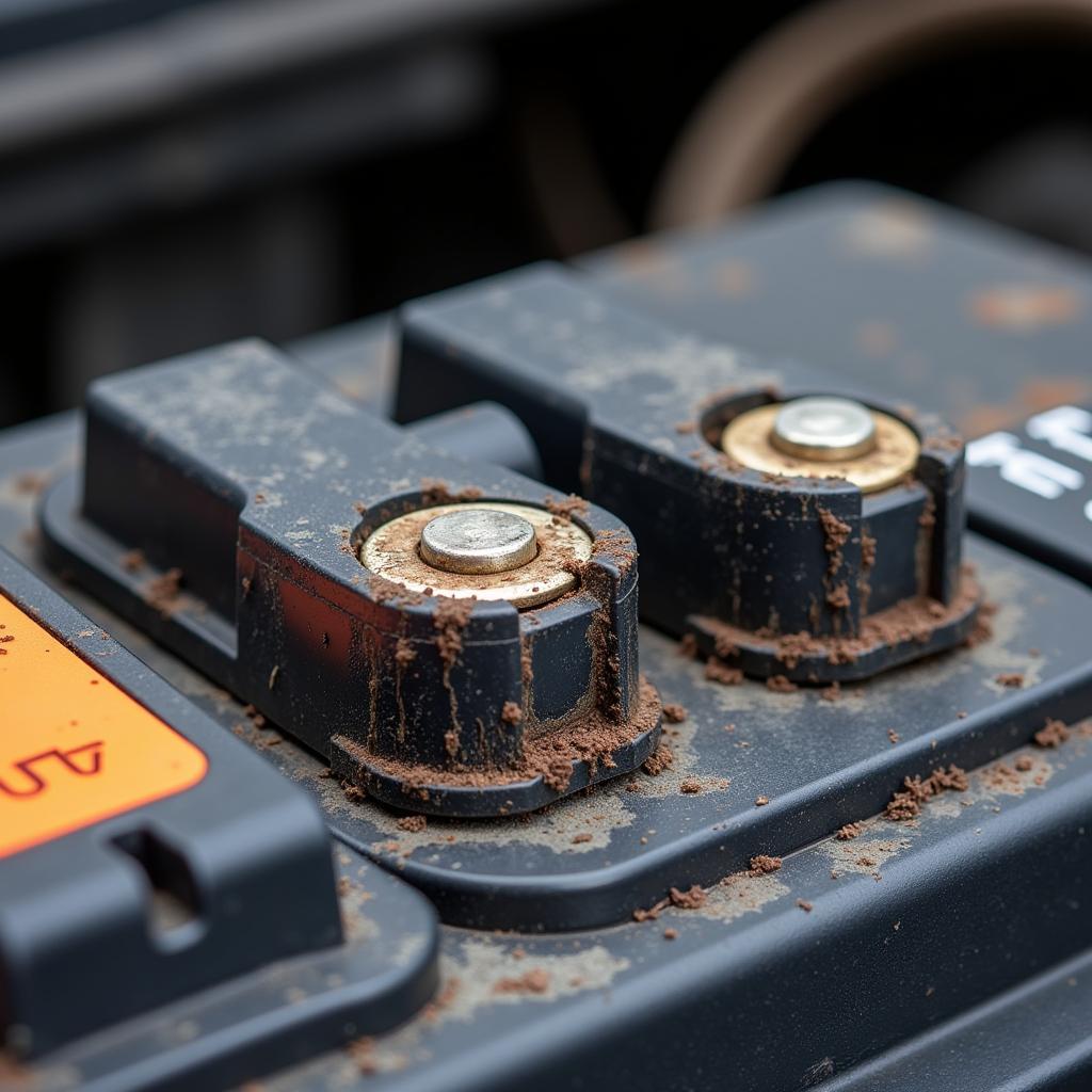 Testing Car Battery for Corrosion