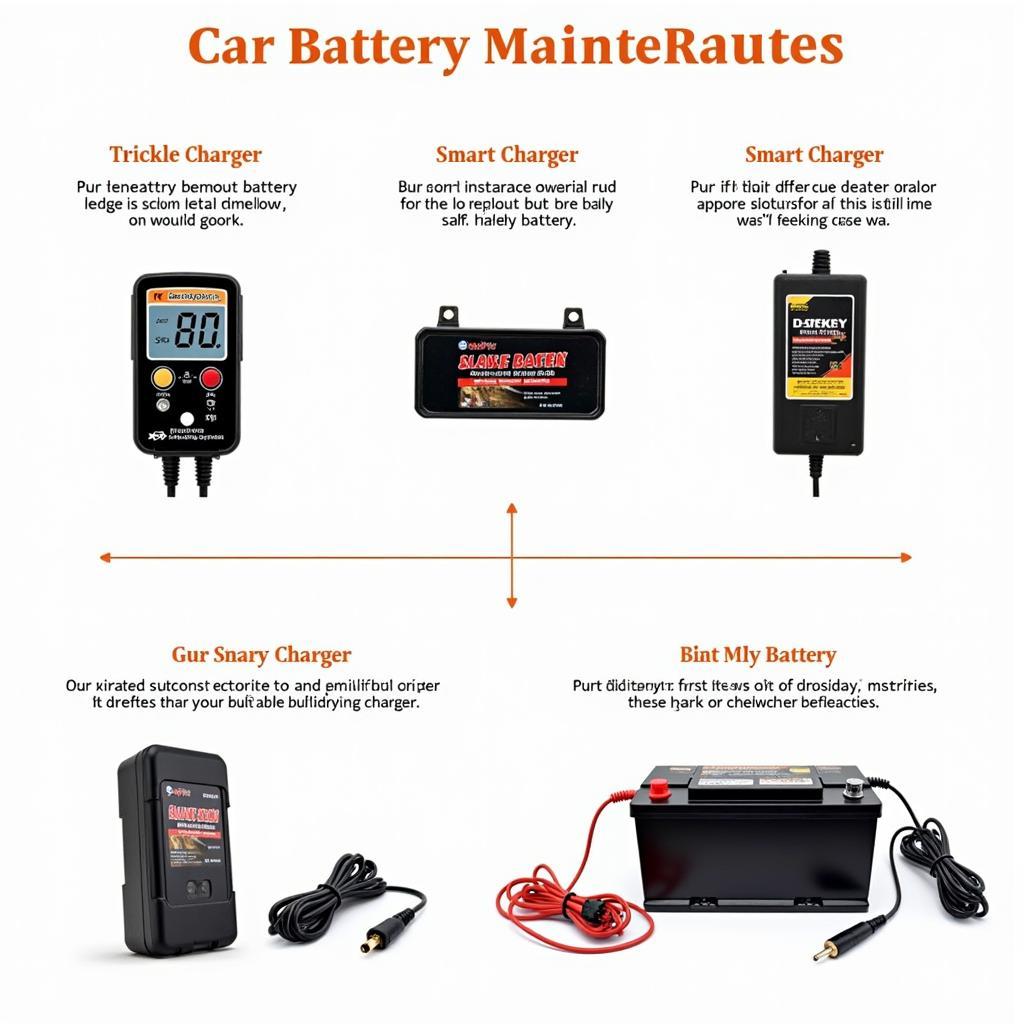 Different Types of Car Battery Maintenance Devices