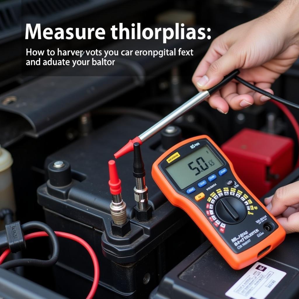 Testing a Car Battery with a Multimeter