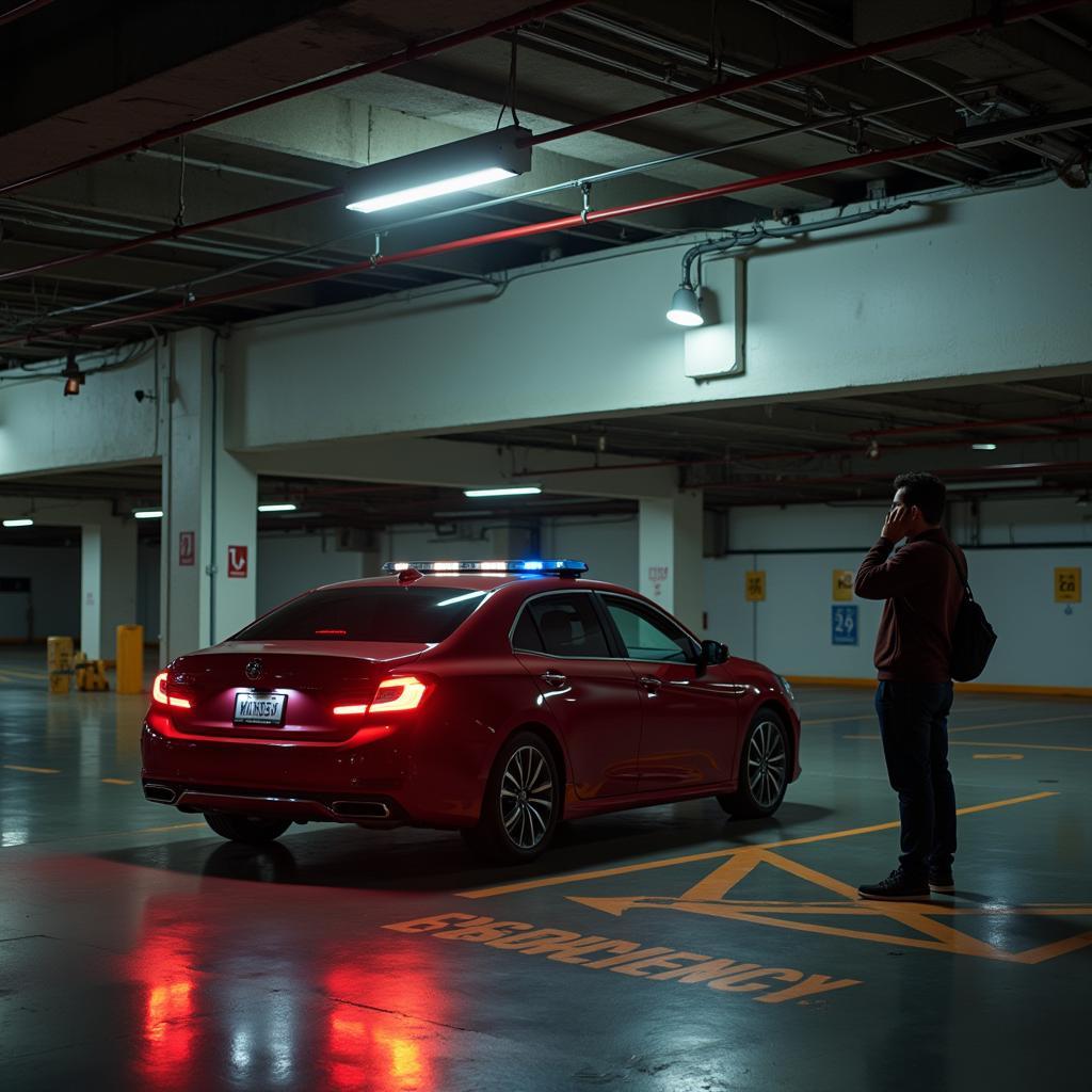 Car Breakdown in a Multi-story Car Park