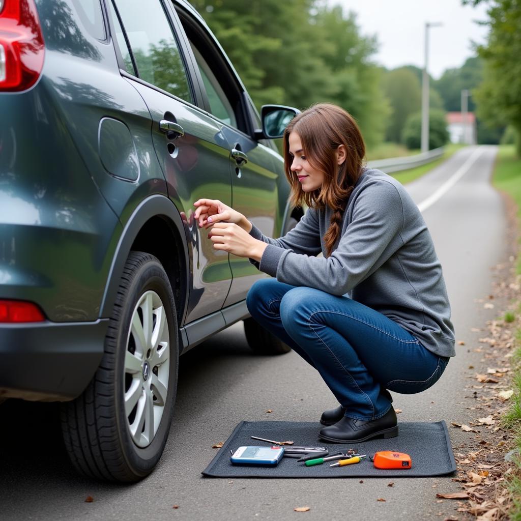 Car Broken Down Roadside Diagnostics