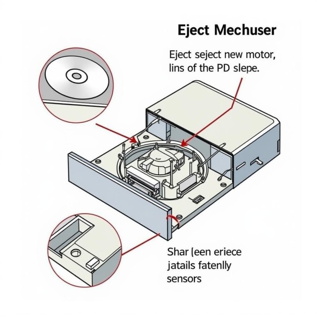 Car CD Player Eject Mechanism Diagram