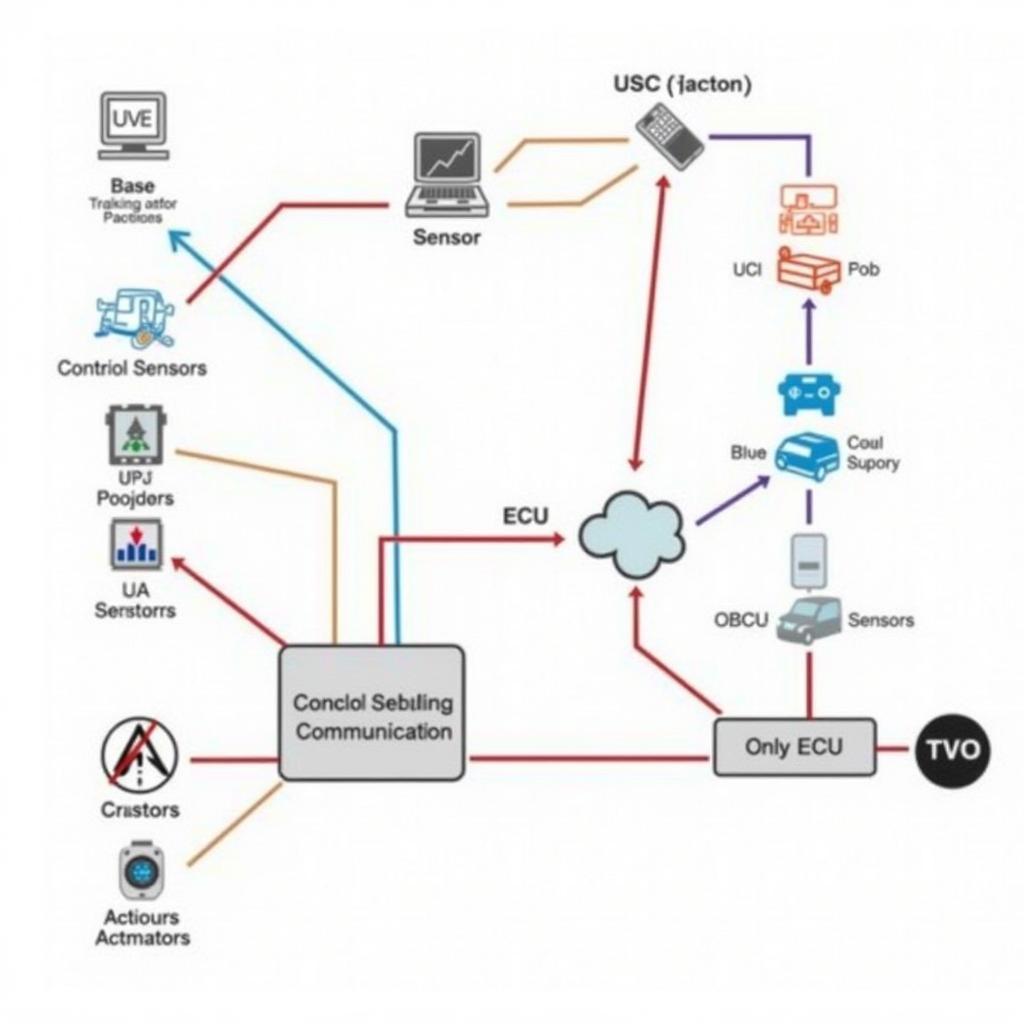 Diagram of a Car's Computer System