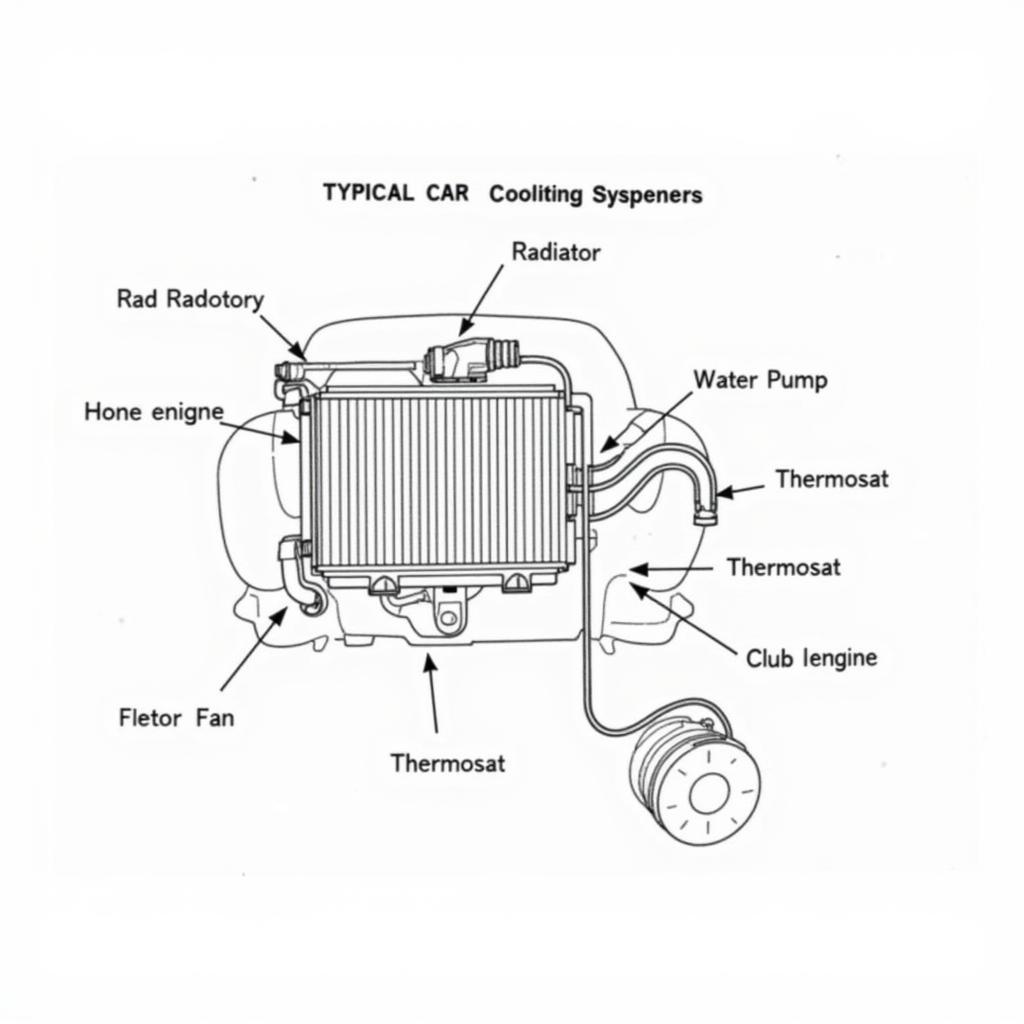 Diagram of a Car's Cooling System