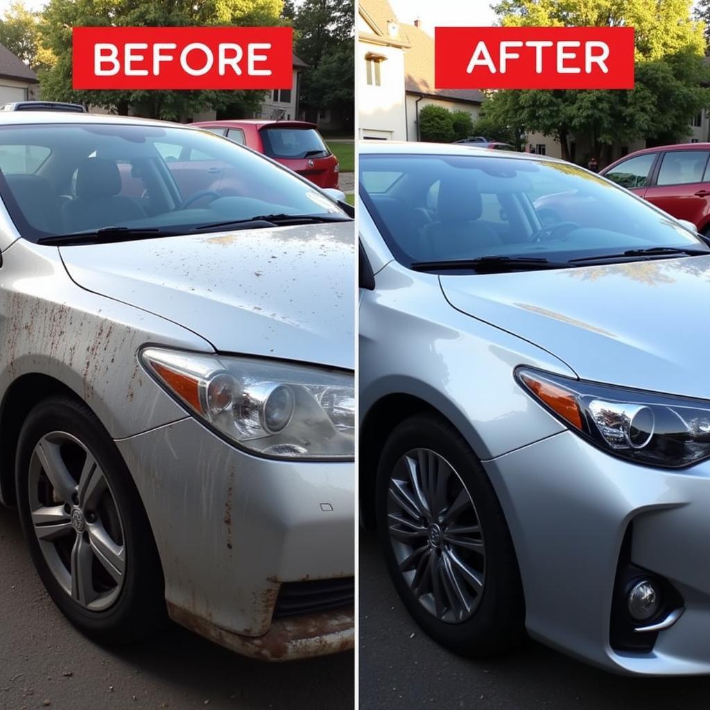 Car Detailing Before and After: A Dramatic Transformation