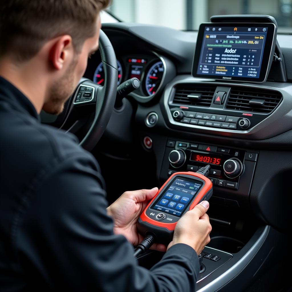 Performing a diagnostic check on a 200,000 mile car