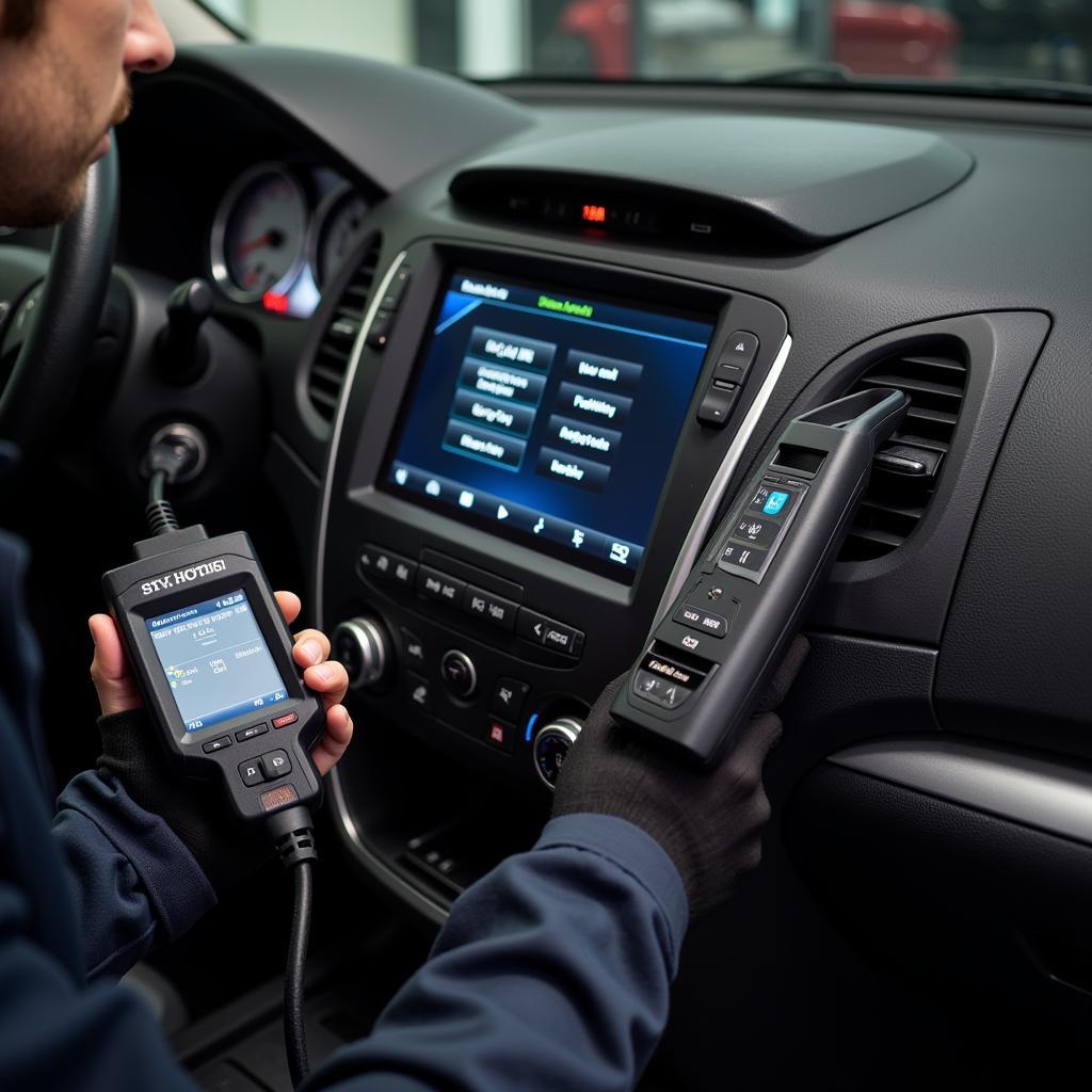 Using Car Diagnostic Scanner to Identify Theft System Issues