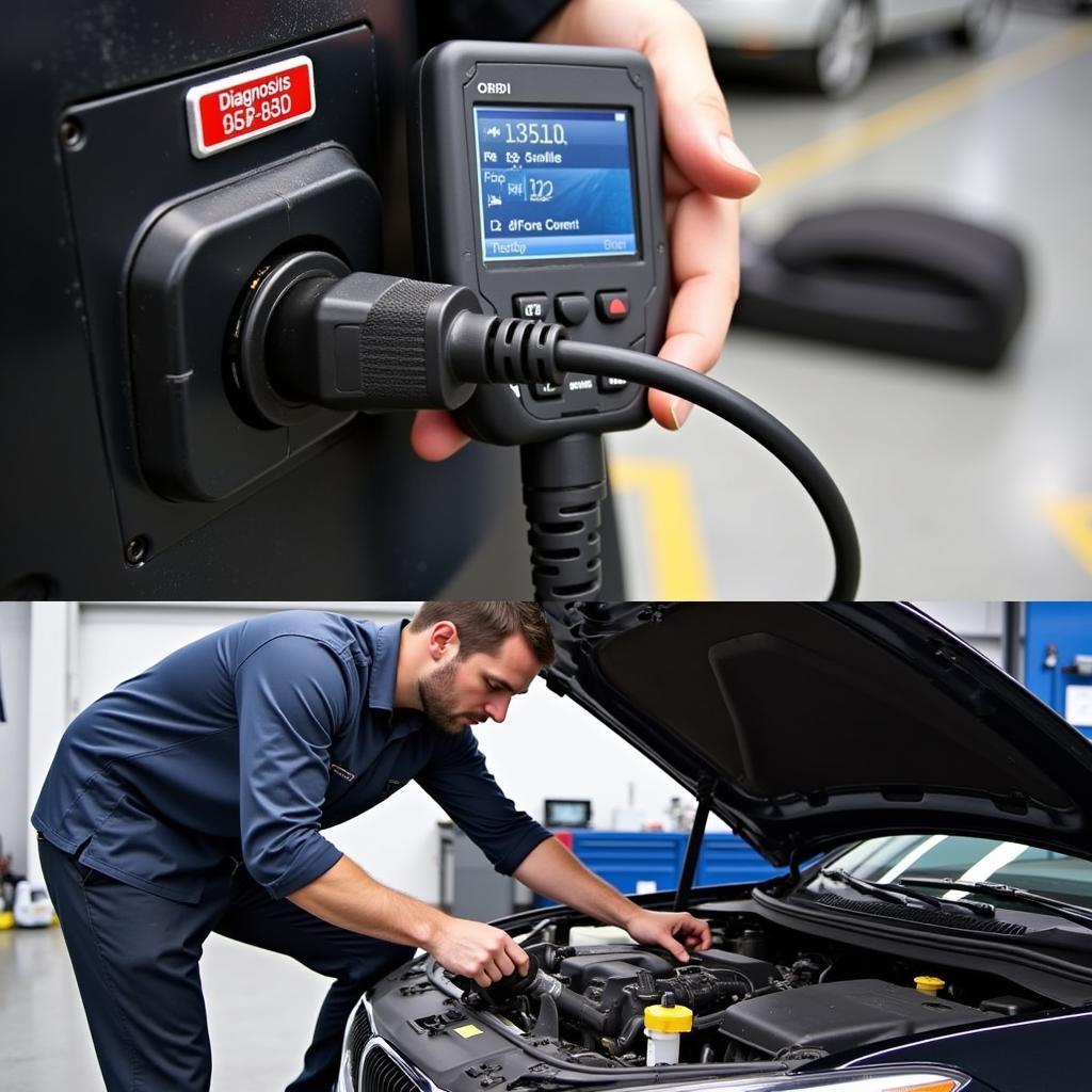 Car Diagnostics: OBD-II Scanner and Visual Inspection