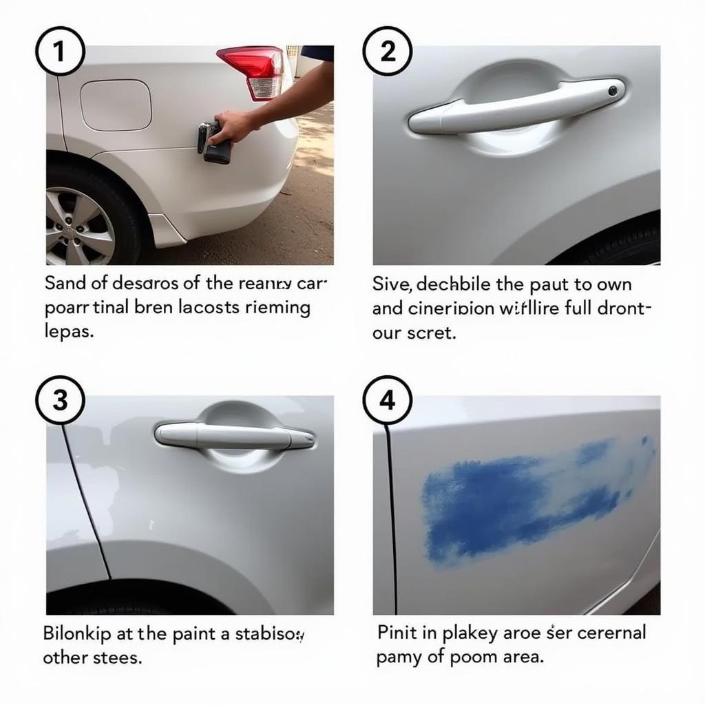 Car Door Deep Scratch Repair Steps