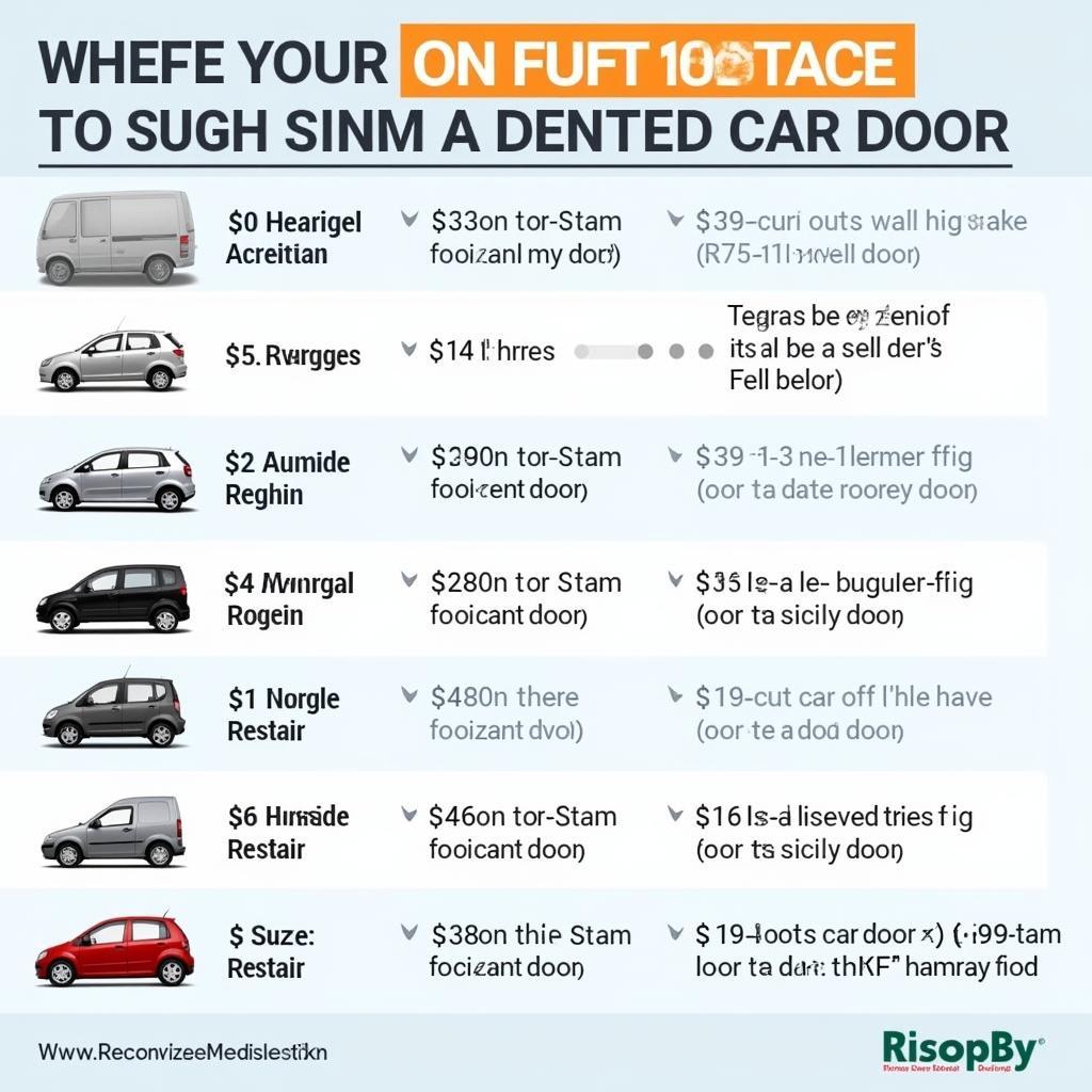 Factors Affecting Car Door Dent Repair Costs