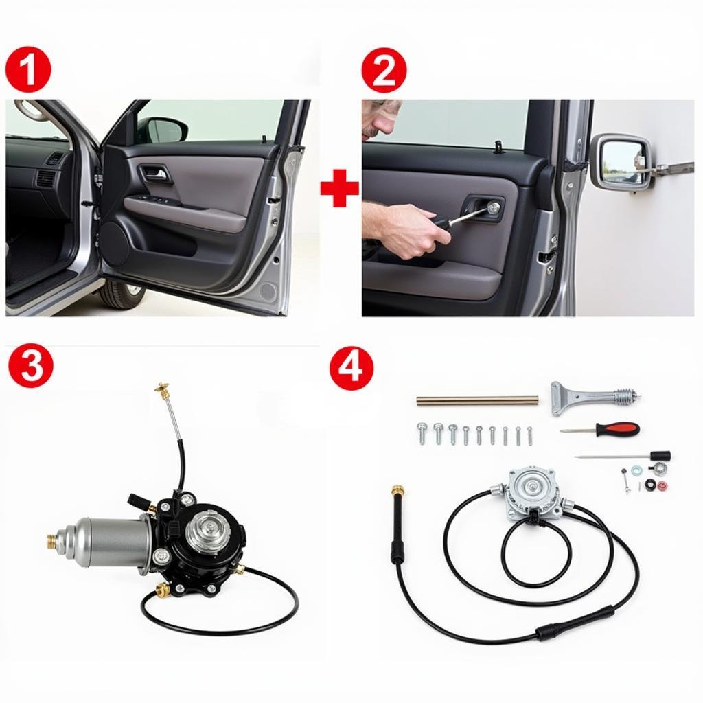 Repairing Car Door Hinge and Window Regulator