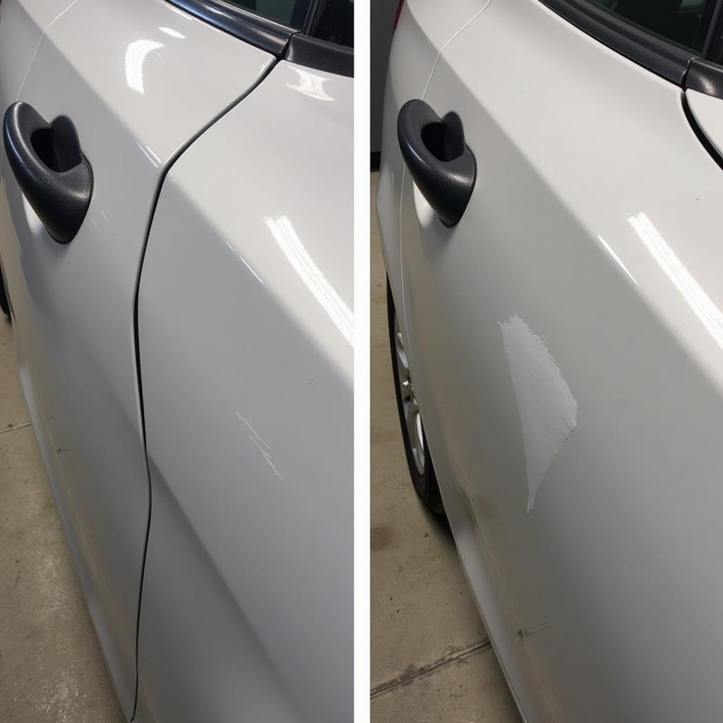 Car Door Minor Dent and Scratch Repair