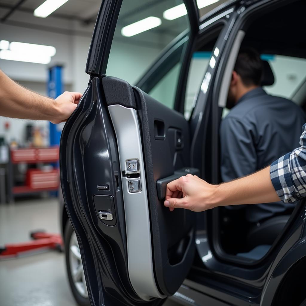 Post-Repair Inspection of Car Door