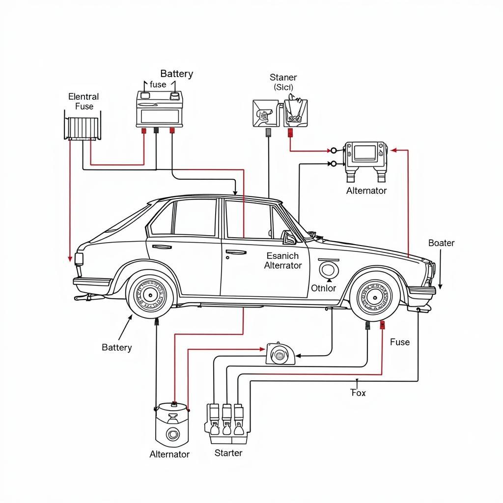 Car Electrical System Diagram