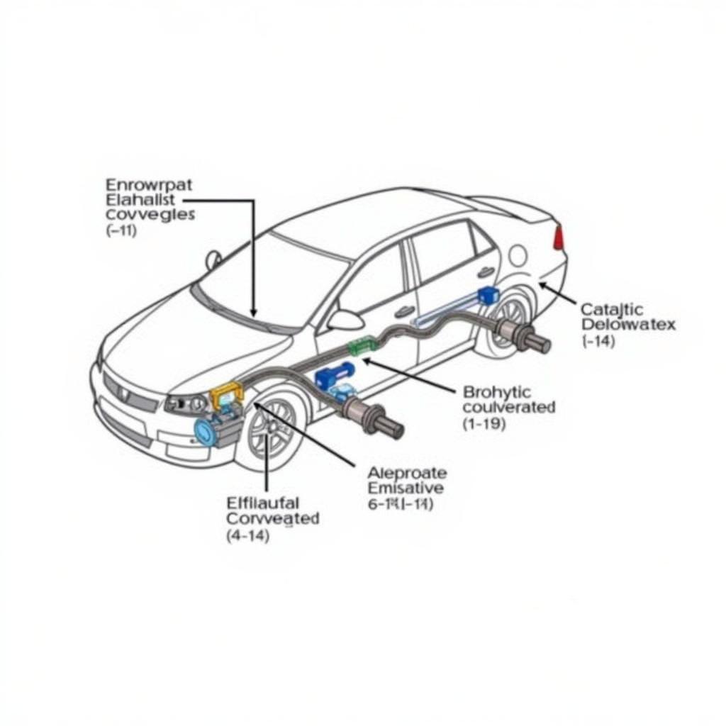 Car Emission System Components Diagram