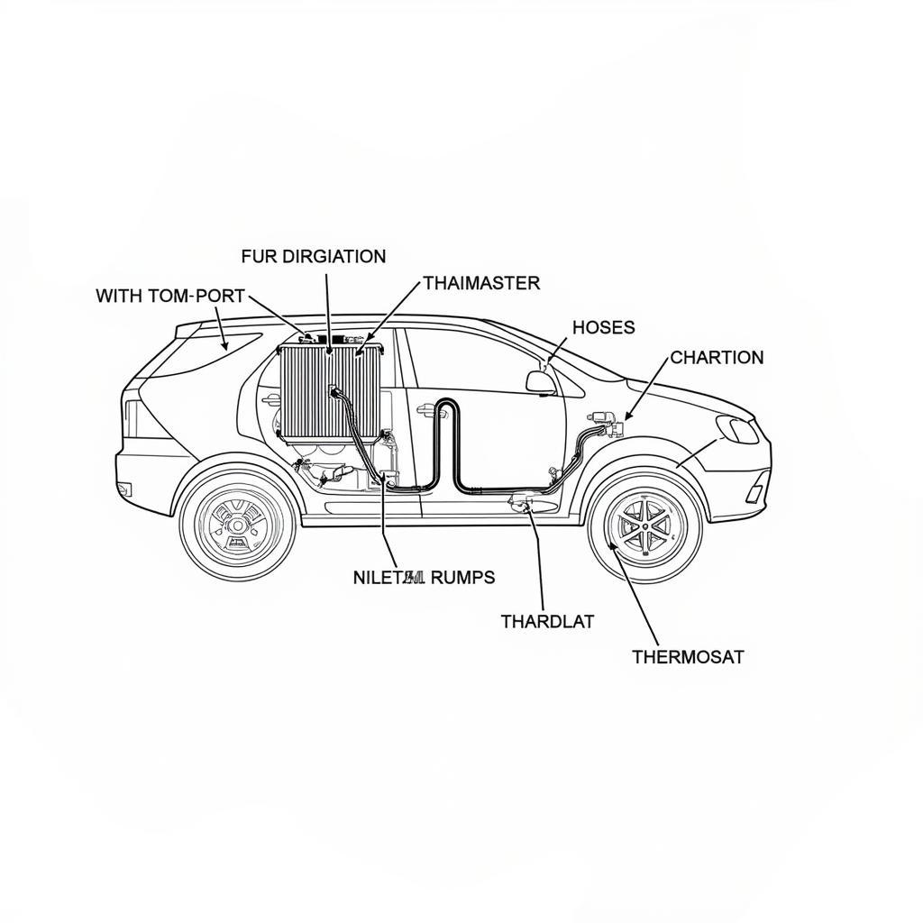 Car Engine Cooling System Diagram