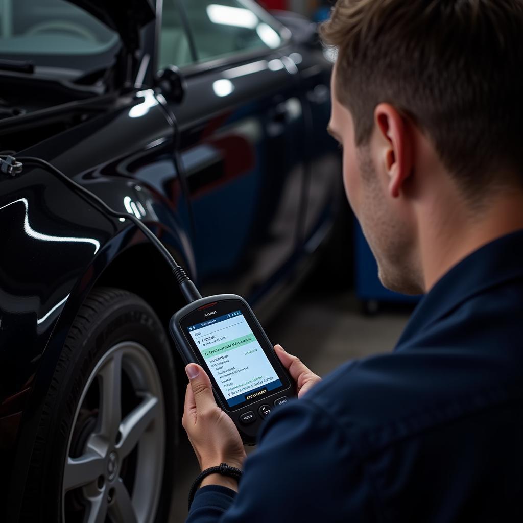 Checking Car Engine Diagnostic Trouble Codes