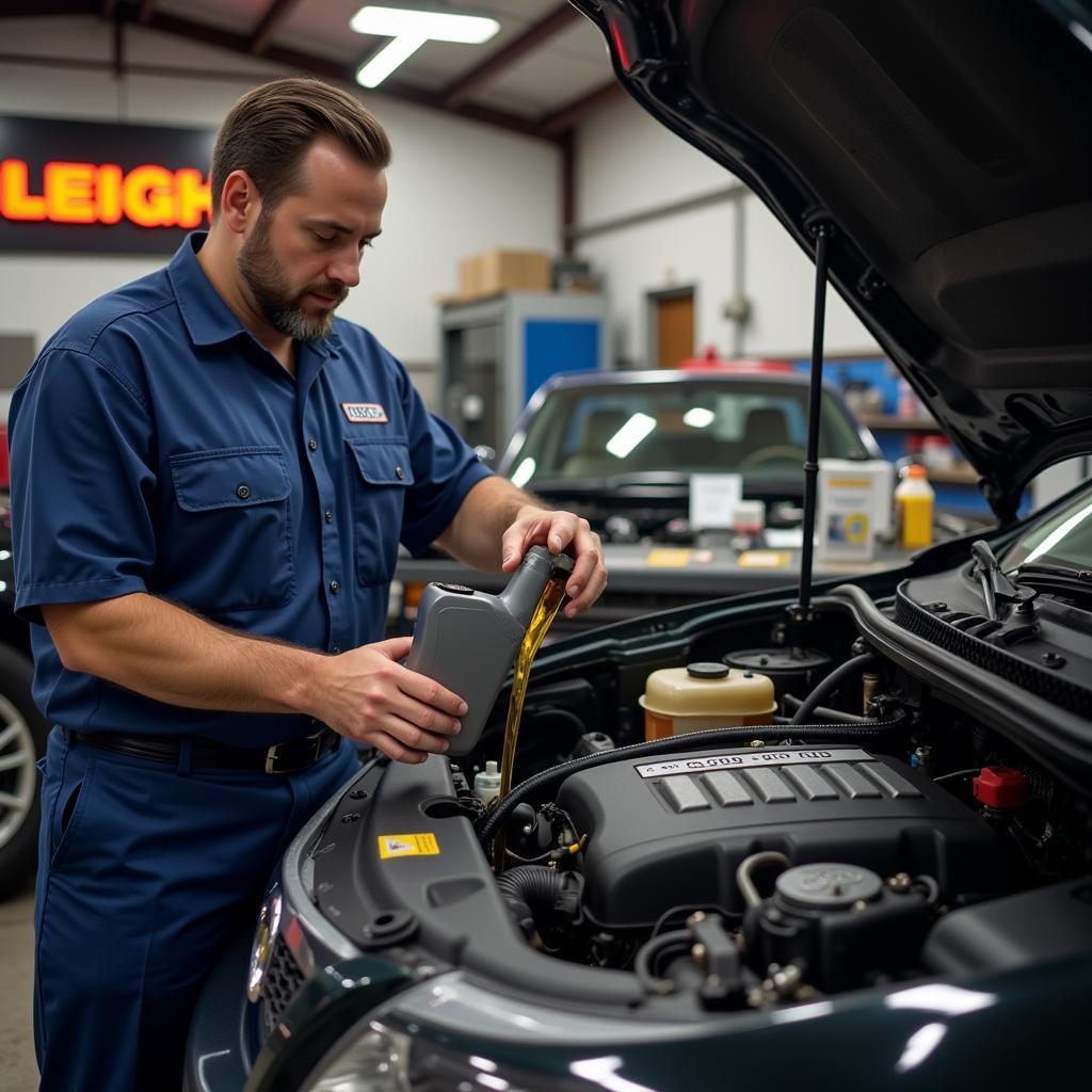 Car Engine Maintenance Raleigh: Oil Change