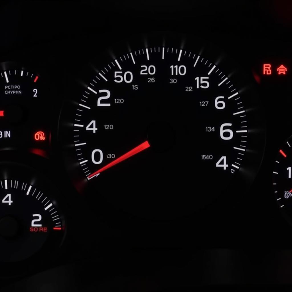 Car engine overheating dashboard warning light