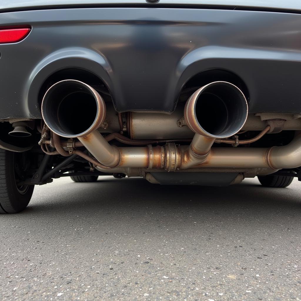 Car Exhaust System Without Catalytic Converter