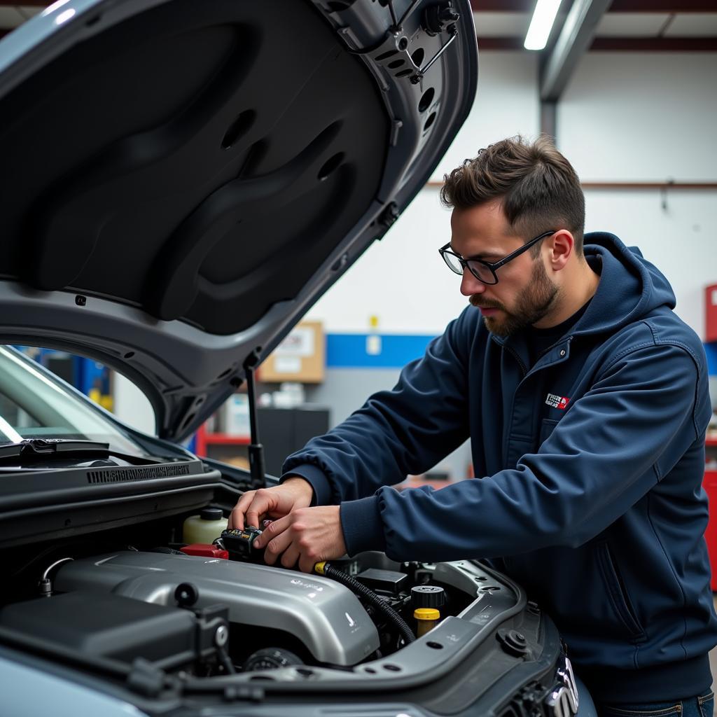 Car Fix Englewood: Experienced Mechanic at Work