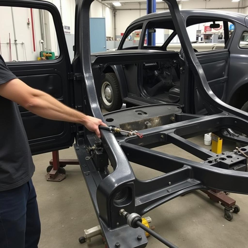 Car Frame Repair Process