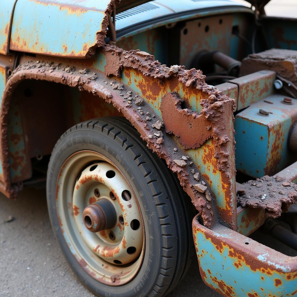 Car Frame Rust and Corrosion