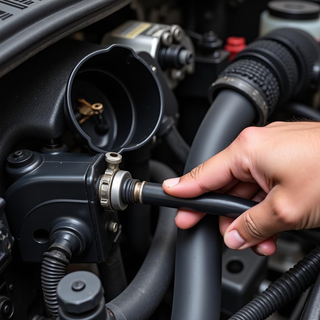 Inspecting the Car Fuel System for Gas Line Problems