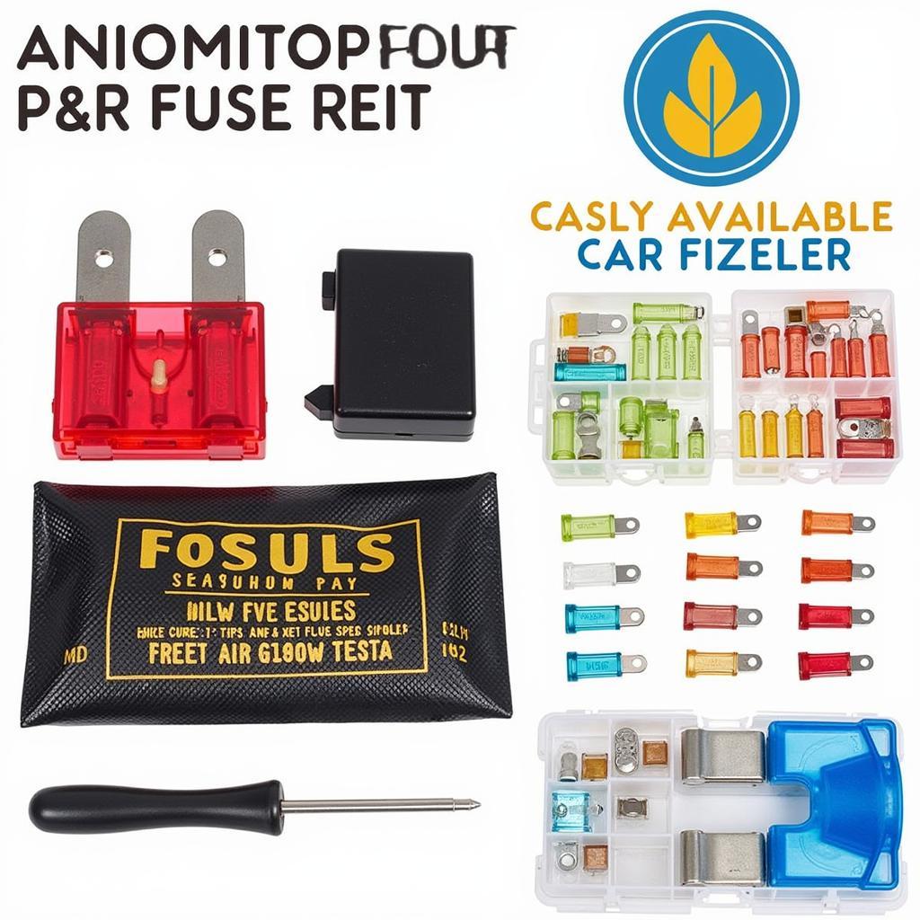 Car Fuse Kit with Assorted Fuses