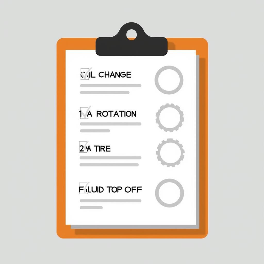 Car General Maintenance Checklist