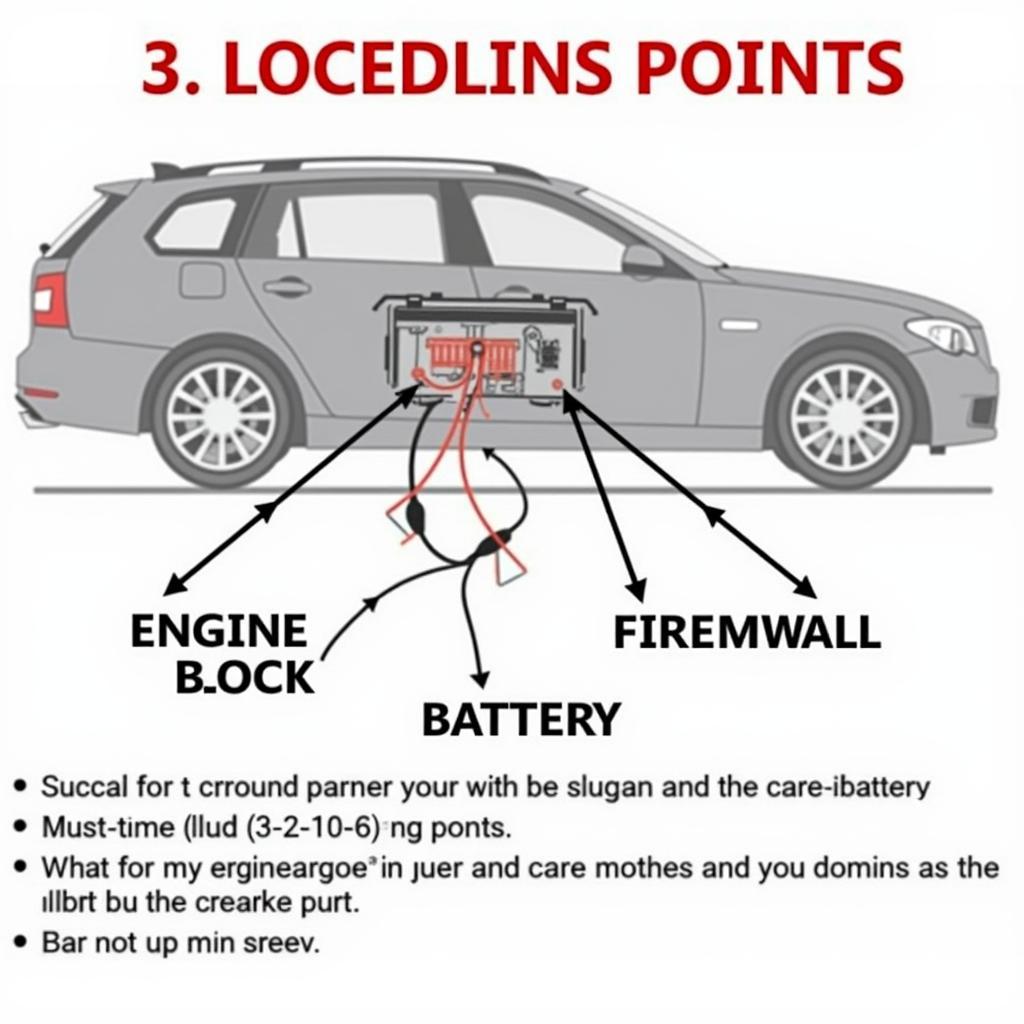 Common Car Ground Locations: Engine Block, Firewall, and Battery Area