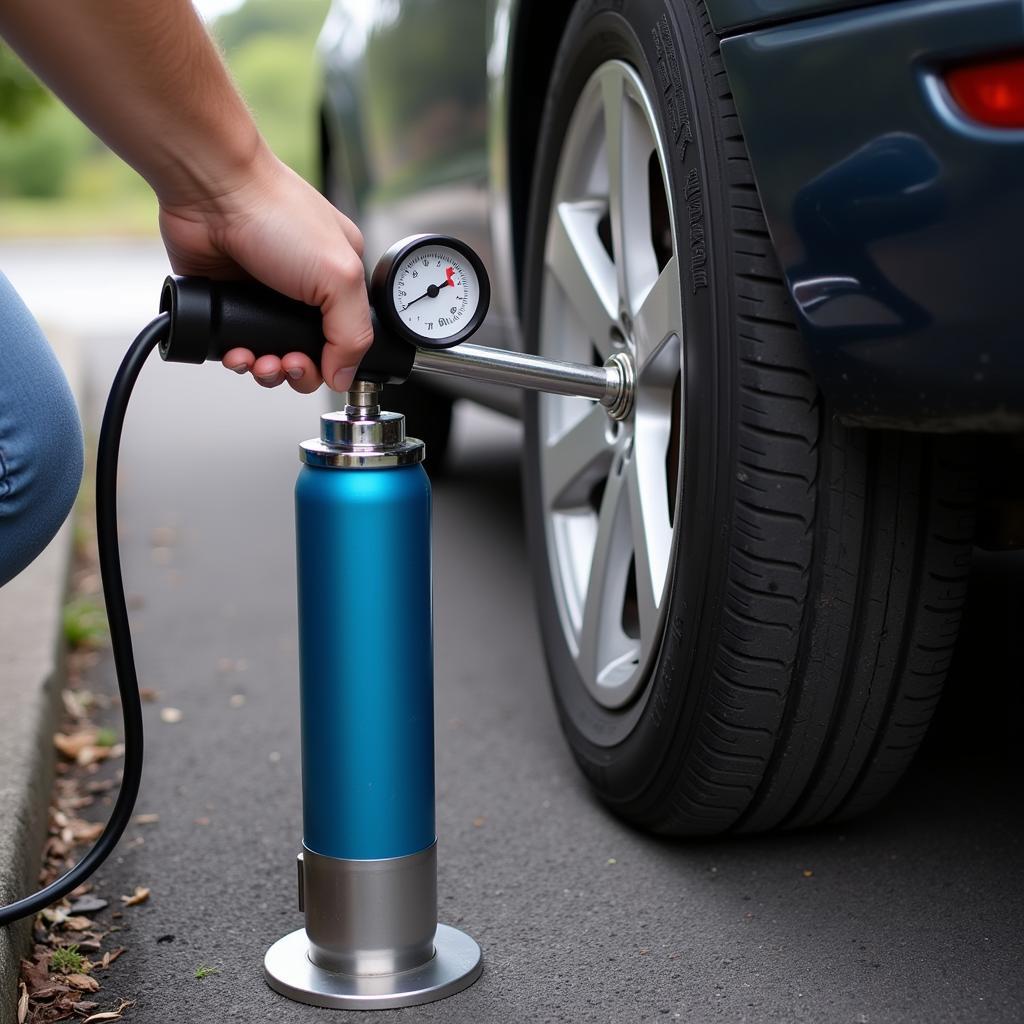 Car Hand Pump for Tire Inflation