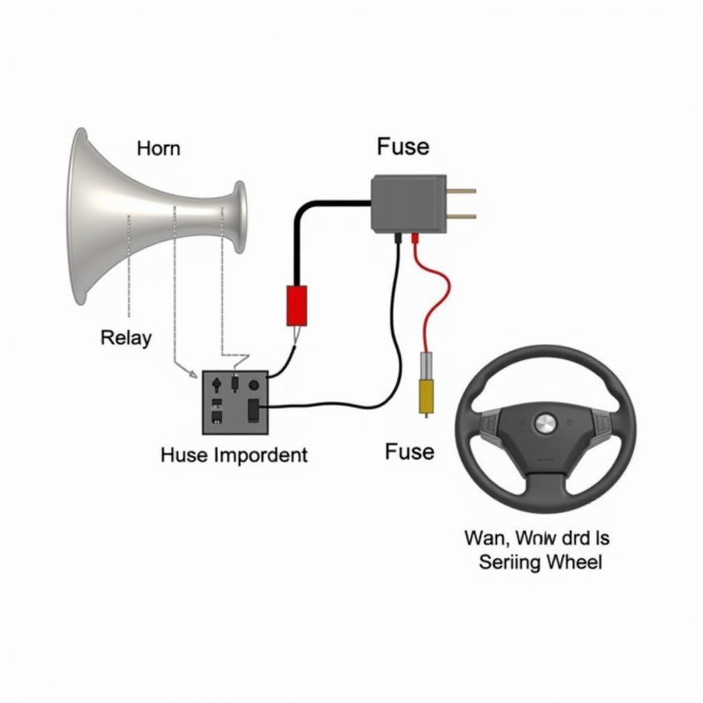 Car Horn System Diagram