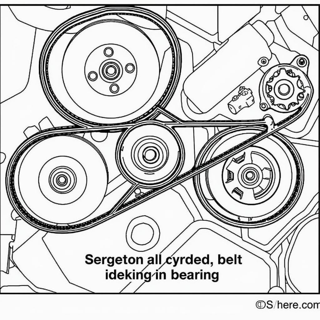 Car Idler Pulley Bearing Location