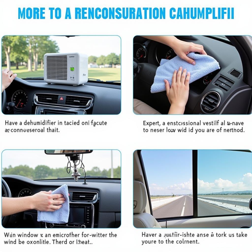 Removing Condensation Inside a Car