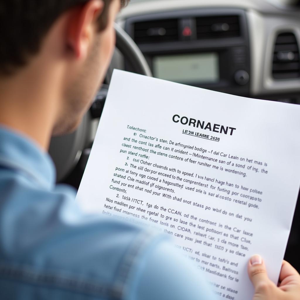 Reviewing a Car Lease Free Maintenance Contract