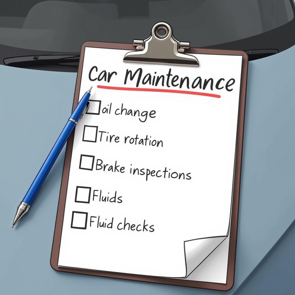 Car Maintenance Checklist