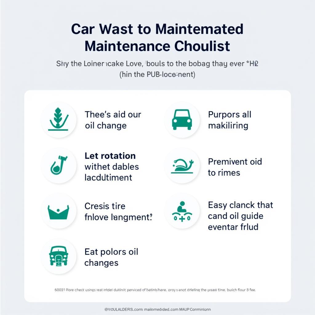 Car Maintenance Checklist: Essential Checks for Preventing Problems