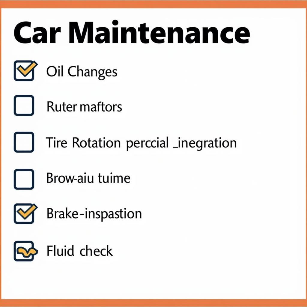 Car Maintenance Checklist for Optimal Performance