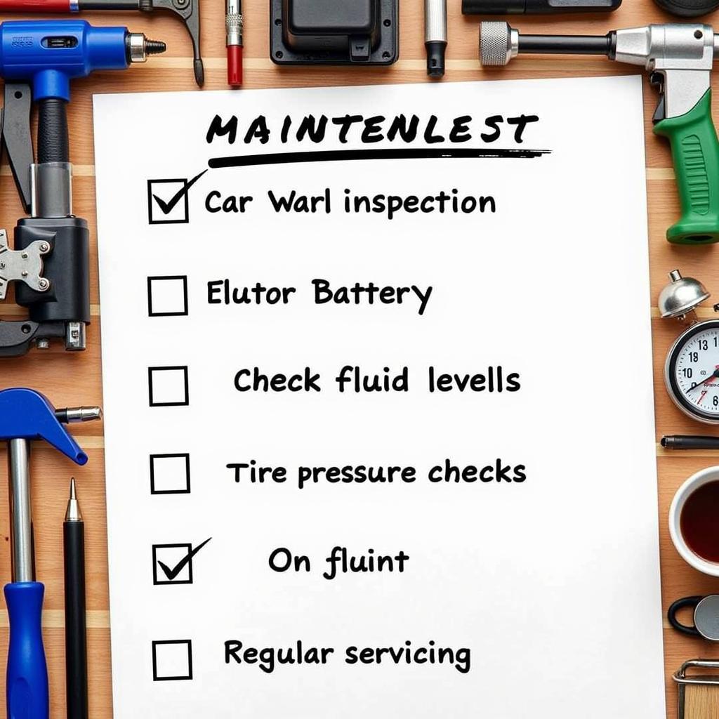 Comprehensive Car Maintenance Checklist