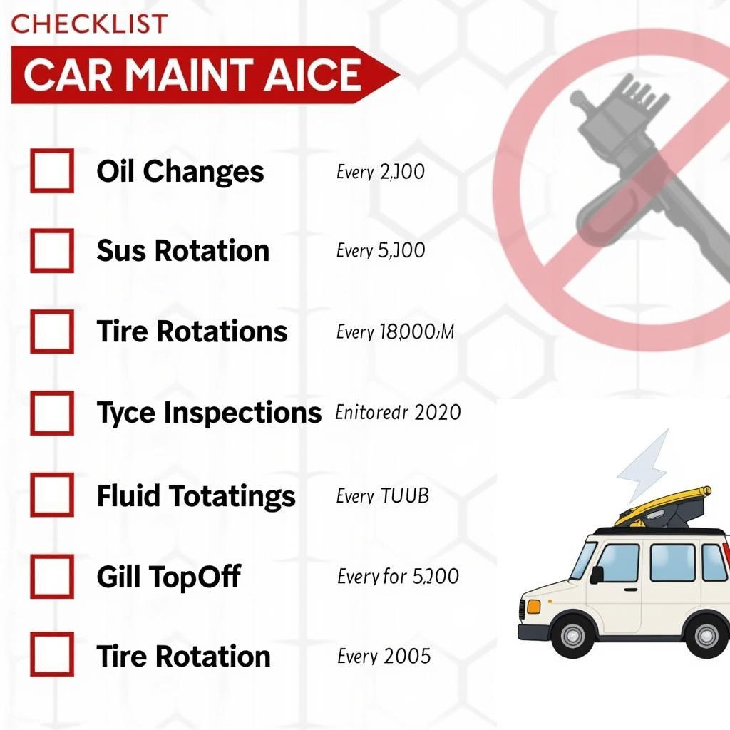 Car Maintenance Checklist