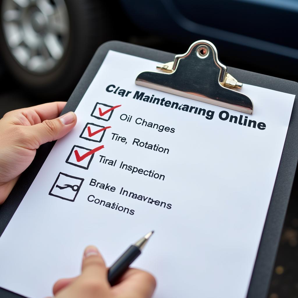 Car Maintenance Checklist