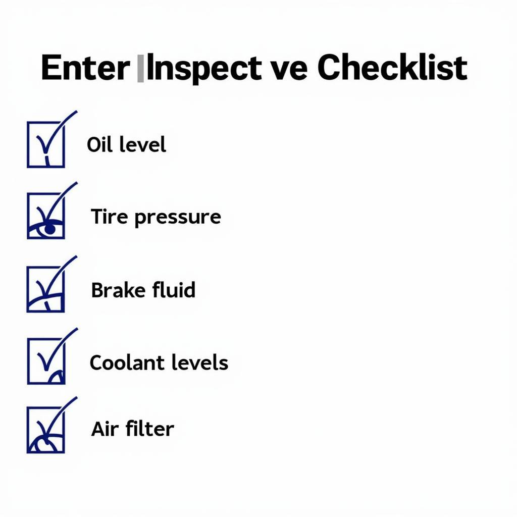 Car Maintenance Checklist