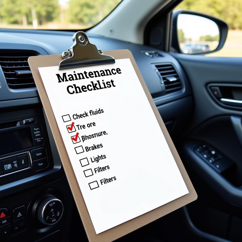 Car Maintenance Checklist