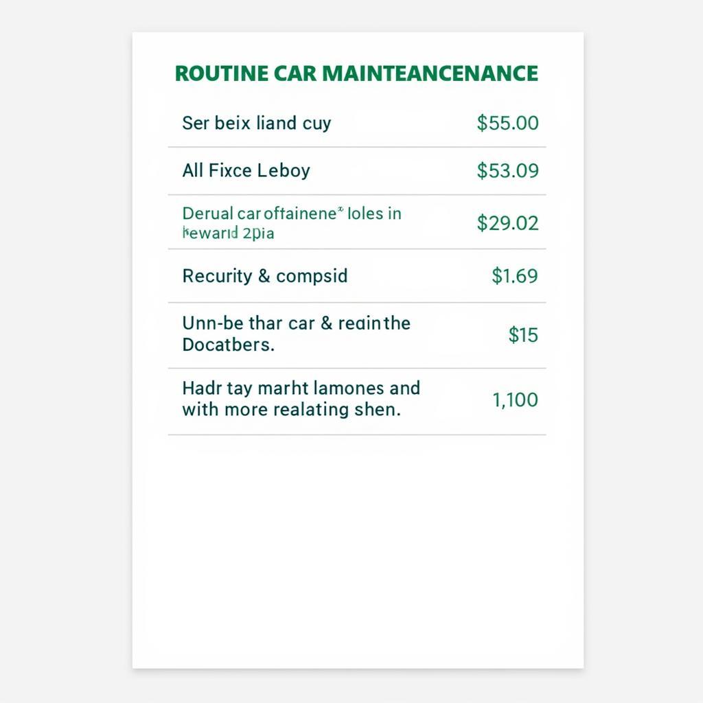 Car Maintenance Checklist Cincinnati