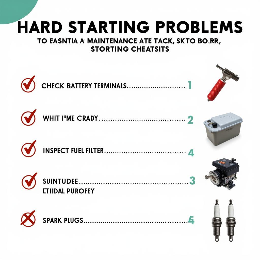 Car Maintenance Checklist for Preventing Hard Starting Problems