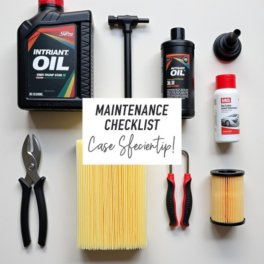 Car Maintenance Checklist Items