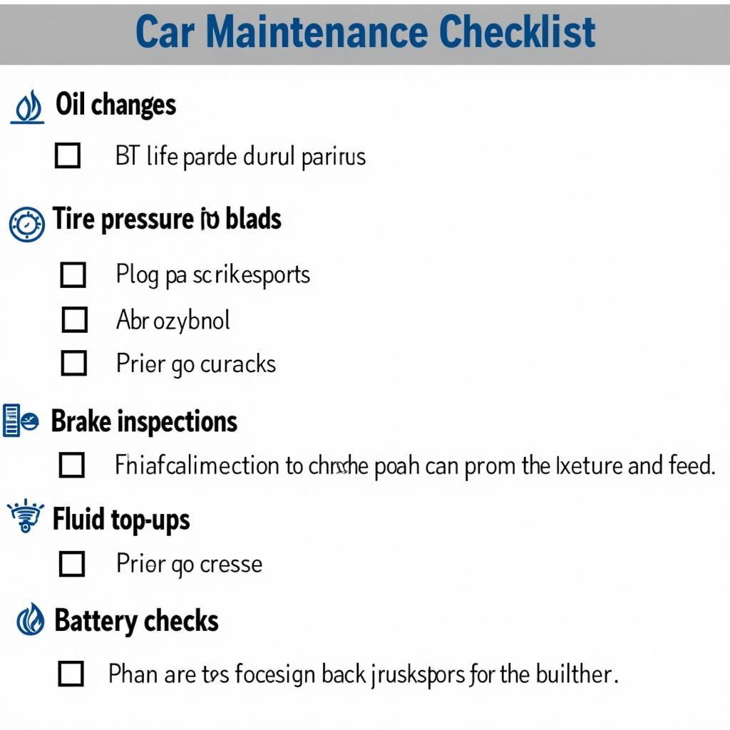 Car Maintenance Checklist for Moore, OK Drivers